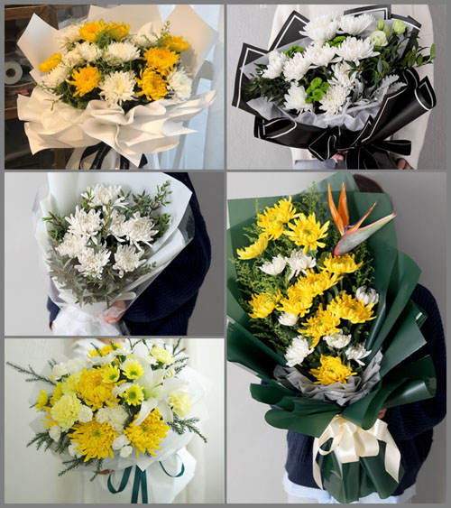 湖北孝感市云梦县沙河乡黄渡村白事花束代送